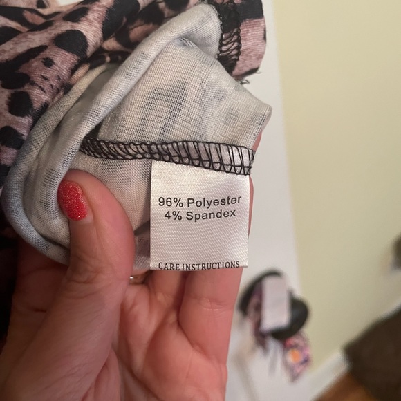 Ladies size Medium Grace & Emma Sequin Cheetah print dress-NWT - Picture 4 of 6